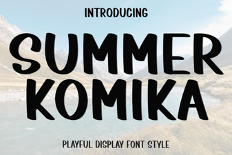 Summer Komika Font: Playful Design Ideas