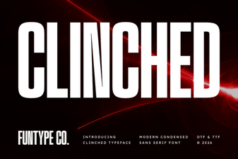 Clinched Font: Bold Design & Creative Typography Ideas