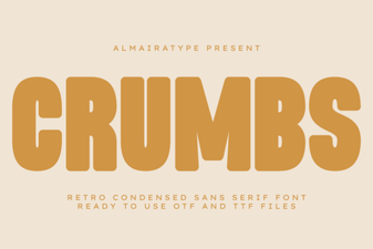 Crumbs Font: Playful & Versatile Design Tool