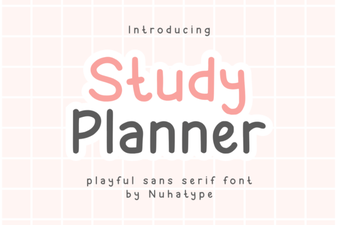Studdy Planner Font: Creative Study Design Tool