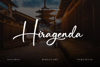 Hiragenda Font: Creative Design & Versatile Typography